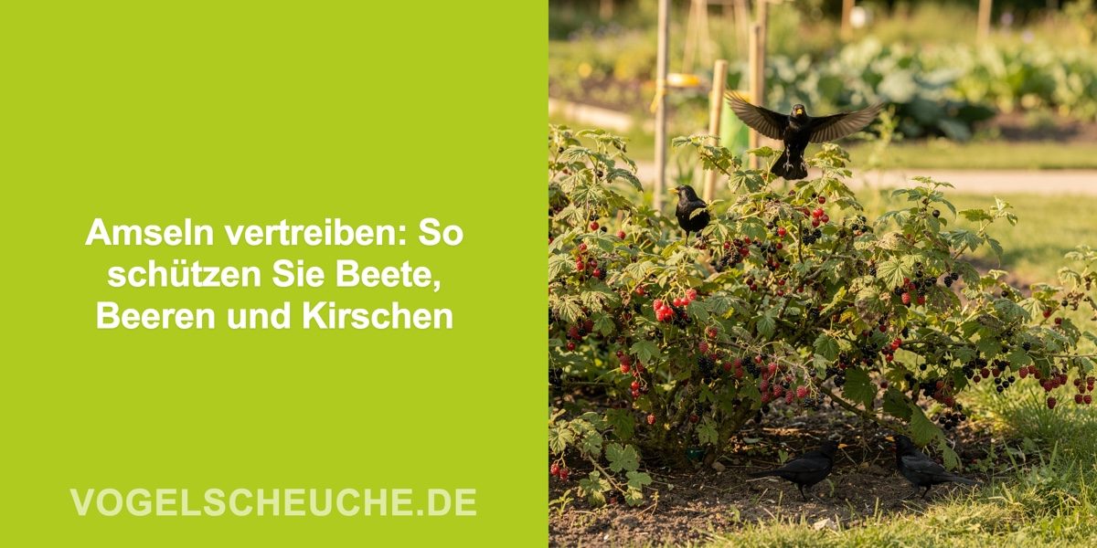 Amseln vertreiben