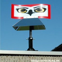 Vogelscheuchen Rotor HABICHTAUGE (Dachmontage)