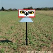 Vogelscheuchen Rotor HABICHTAUGE (Bodenmontage)