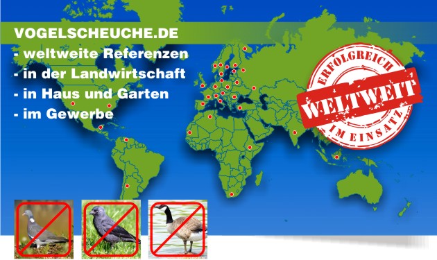 vogelabwehr weltweit